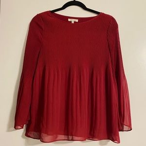 MAX STUDIO | Accordion Top with Bell Sleeves